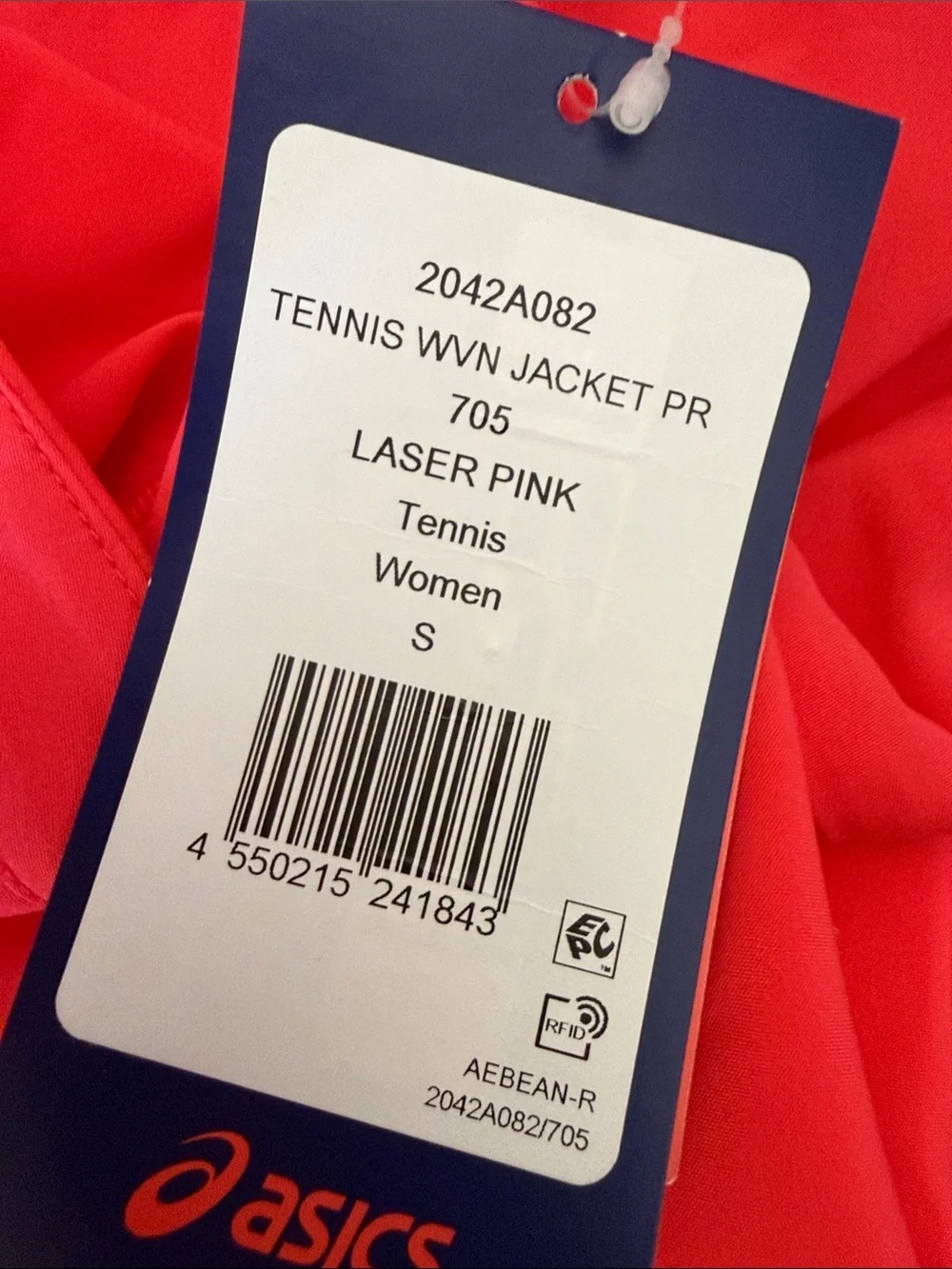 Asics Laser Pink Women's Tennis Jacket